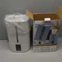 6L Humidifiers for Bedroom Large Room Home,Cool and Warm Humidifier for Baby and Plants Hot Mist Top Fill Desk Humidifiers Oil Diffuser, Quiet, Adjustable Mist, 360Nozzle-Black(2026 Upgraded)