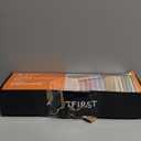 4 Pack Pants Hangers Space Saving - Closet Organizer and Storage Jean Hangers, Stainless Steel Clothes Hanger Scarf Holder for Pants Jeans Leggings Trousers Pant Rack, Black