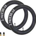 RUTU 2.50/2.75-10 Dirt Bike Replacement Inner Tubes Heavy Duty with TR4 Straight Valve Compatible with CRF50 | XR50 PW50 SX500 DRZ70 | JR50 Razor MX650 | MX500 PW50 MVX70