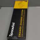 SpaceAid Bamboo Dresser Drawer Dividers 6 Pack, 4.65 High Adjustable 12.5-17 Drawer Organizers, Expandable Organization for Clothing, Clothes, Dressers, Natural