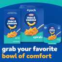 Kraft Spirals Mac and Cheese, 4 Boxes, for Easy Dinner or Dinner Sides, Original Flavor, No Artificial Flavors, Preservatives or Dyes, 5.5 oz (EXP 06/11/26)