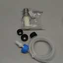 Soap Dispenser for Kitchen Sink, Built in Sink Soap Dispenser (Brushed Nickel), Countertop Dish Soap Dispenser Stainless Steel Pump with 47" Extension Tube kit, No Need to Frequent Refills