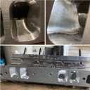 4Pcs Long Carbide Burr Set 1/4" Shank Total L 6.1" Die Grinder Bits Rotary Rasp Attachment Cut Port Grind Metal Cast Iron Steel Aluminum Cylinder Head Engine Intake Exhaust Manifold Tight Area