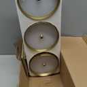 UME 3 Pack Cordless Table Lamp, Battery Operated Lamp - Portable Waterproof Rechargeable Table Lamp w/ 3 Color Temps & Stepless Dimming for Dinner, Desk, Cafe, Outdoor (Brushed Gold)