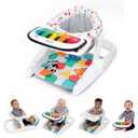 Baby Einstein 4-in-1 Kickin' Tunes Learn-to-Sit Music & Language Floor Seat, with 2 Positions and Detachable Kick Piano, Ages 4 Months and Up