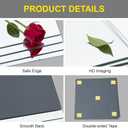 Ruomeng Full Length Wall Mirror Tiles - 12" x 10" x 8Pcs Frameless Full Body Mirror Tiles Wall Mounted Mirror for Home Gym Vanity Bedroom, Living Room