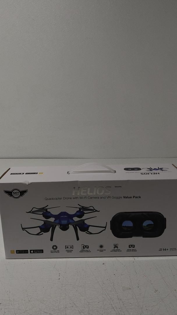Sky Rider Helios Quadcopter Drone with Wi-Fi Camera and VR Goggle Value Pack