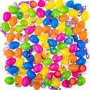 Fun Express Plastic Easter Eggs Bulk 1000 Prefilled with Toys - Treasure Box Toys for Classroom Prizes, Party Favors for Kids 4-8, Goodie Bag Stuffers & Birthday Party Supplies | Pinata Fillers