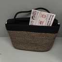 Hanging Basket, 3-Tier Woven Wall Basket with 4 Hooks, Cotton Rope Storage Baskets, Over the Door Organizer for Nursery, Bedroom, Cottage and Boho Wall Decor