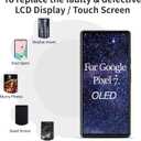 OLED for Google Pixel 7 Screen Replacement Digitizer Display Touch GVU6C GQML3 Assembly with Repair Kits