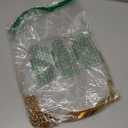 Skinny Stretch Belt Multilayer Metal Elastic Waist Belts Thin Waistband for Women Dress (70cm/27.6in, Gold)