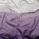 No Hook Shower Curtain with Snap in Liner, Ombre Purple Shower Curtains and Liner Set, 36*72