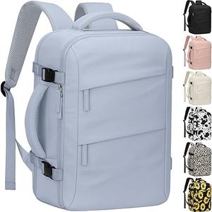 Carry on Backpack for Women TSA Approved 15.6 Inch Travel Laptop Backpack for Women Travel Essentials Foldable Womens Travel Backpack Suitcase Blue