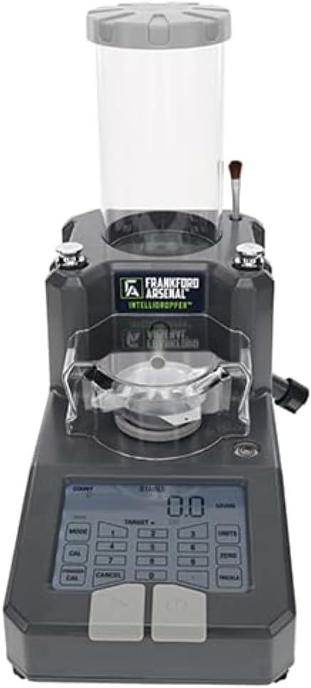 Frankford Arsenal Intellidropper Electronic Powder Measure for Powder Measuring with LCD Display and Free Reloading Database App for iPhone, Windows, and Google,Gray Frankford Arsenal Intellidropper Electronic Powder Measure for Powder Measuring with LCD Display and Free Reloading Database App for iPhone, Windows, and Google,Gray