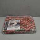 WITSHOCK Red Christmas Runner Rug 2x8 for Hallways, Soft Low Pile Non Slip Machine Washable, Trellis Carpet Runner for High Traffic Areas Kitchen Bedroom Living Dining Room Holiday Decoration