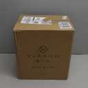 Vlando Jewelry Box Organizer,Large Jewelry Storage for 5 Drawn,PU Leather Jewelry Boxes for Women,Earring Necklace Rings Watch Display Boxes,Wedding Birthday Gift Apricot White