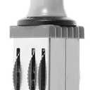 Lurrose Date Stamp: Mini Date Stamp - Material File Accessory - Portable Office Day Number Rubber Handheld Stamper (10.50X2.10X2.10CM, Silver)