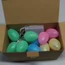 Easter Decorations Easter Lights String, 10FT 20LED Egg Light with Timer, Colorful Eggs String Lights Battery Operated Fairy Lights Garland Easter Decor for Home Bedrooms Window Tree Indoor Outdoor