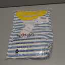 Women Striped Oversized Sweatshirt Long Sleeve Crewneck Hoodies Shirts 2024 Fall Pullover Top Trendy Preppy Clothes (L)