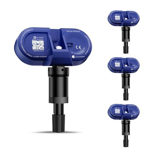 CDWTPS Tesla Bluetooth TPMS Sensor,4-Pack Tesla Bluetooth TPMS Tire Pressure Monitor Sensors Compatible with 2020-2025 Tesla Models 3 Y S X Replaces#1490701-01-B 1490701-01-C