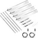 463342119 Grill Replacement Parts for Charbroil Performance 4 Burner 463342119, 463332718, 463347017, 463342118 , 463376217, 463376018P2, G470-5200-W1 Burner Tube, G470-0004-W1A Heat Plate, Crossover