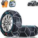 Coco Bird Heavy Duty Snow Chains Tire Chains for Light Truck, SUV & Pickup, Easy Installation, Wear-Resistant Alloy Steel for Superior Traction & Stability, Set of 2（SCRV-270）