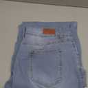 Sidefeel Women's Wide Leg Jeans High Waisted Stretchy Straight Leg Jeans Trendy Seamed Front Loose Denim Pants (12, Iceland Blue)