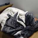 Wearable Heated Blanket with Foot Pocket, Electric Wearable Throw Blanket with Sleeves, Hood, Portable Heated Blanket with 8 Heat Levels, 1-10H Auto-off Settings, Gift for Family, Friends, 50*83"