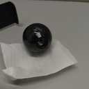 Carbon Fiber Shift Knob Gear,Universal Carbon Fiber Style Round Ball Shift Knob with 3 Adapter,Fit for Manual Car (Black)
