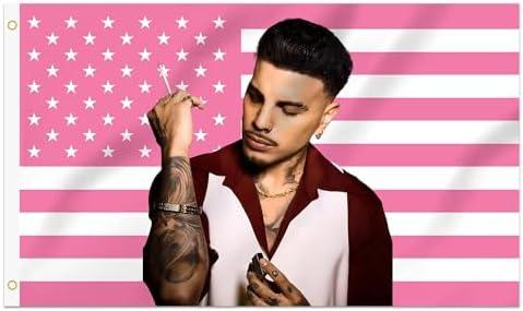 3x5 Ft Rauw Decorative Alejandro Flag Decor Tapestry Double Stitched with 2 Brass Grommets for Indoor Outdoor College Dorm Room Decoration