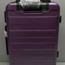Hoteel Luggage Sets 3 Piece Durable Suitcase Dual-Spinner Wheel TSA Lock, Lightweight Travel Hardshell ABS Carry on Luggage for Men&Women, Royal Purple(20in/DB/TB)