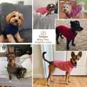 BINGPET Thermal Knitted Dog Sweater for Small Medium Large Dogs,Winter Dog Cat Coat Warm Sweartershirts Outfits,Classic Cable Knit Turtleneck Pullover Dog Jumper Coat Warm Sweartershirts