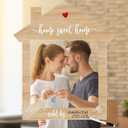 AceOrbit Real Estate Sold Sign Real Extra Large Estate Photo Props 31.5 x 26.8 Inch House Shaped Photo Booth Frame Closing Gifts for Agents New Home Owner