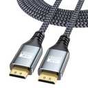 4K Mini HDMI to Mini HDMI Cable 6FT, HDMI Mini Cable Support 4K@60Hz, 2K@120Hz, 1080P, HDR, ARC, 3D for Portable Monitor, Tablet, Camera, Raspberry Pi Zero W/2W/WH/2WH (Grey)