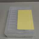 Bead Organizer Box, 30pcs Small Clear Plastic Storage Containers, Craft Storage Box Features Hinged Lid and Labels, Mini Boxes for Bracelets, Jewelry, Diamonds, Clay Beads, Screws, Seeds, Small Parts