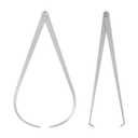 HARFINGTON Firm Joint Inside Outside Caliper Set 350mm 14 inch 410 Stainless Steel Firm Friction Joint for External Internal Measurements