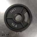 Fitvids 2-Inch Olympic Cast Iron Plate Weight Plate for Strength Training and Weightlifting