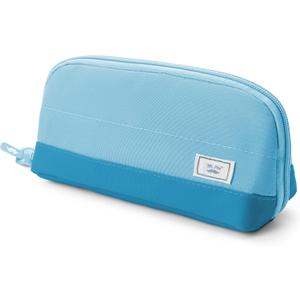 Mr. Pen- Fabric Pencil Case Pouch, Blue, Triangular Shape Pencil Pouch