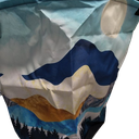 Mountains Moon Nature Scenery Laundry Baskets,Laundry Hamper,Storage Basket with Handles for Bathroom Bedroom College Dormitory Living Room Nursery Organizer 16"x20.8"