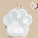 2 x Big Taba Squishy Paw Valentines Day Gift Squishy Toys Cute Mochi Cat Paw Squishies Fufu Squishy Fidget Toys Squishies for Stress Relief Jelly Sticky Sensory Toys Relaxation Gifts for Adults Kids 2pcs