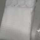 White Cloth-Textured Shower Curtain, Hotel Style, 72 X 72
