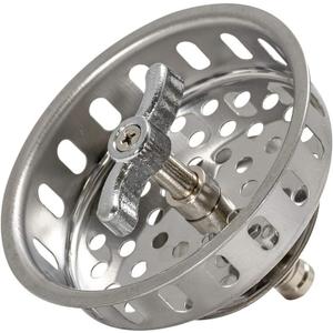 EZ-FLO Threaded-Post Spin and Seal Replacement Basket, 3-1/2 Inch Diameter, Stainless Steel, 30047