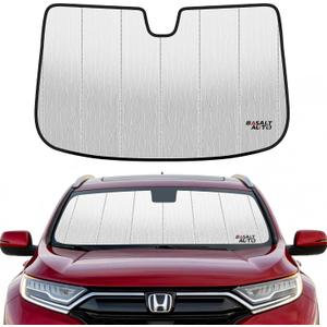 2017-2022 CR-V Windshield Sun Shade Compatible for 2017-2022 Honda CR-V Silver Reflective Foldable Front Sun Visor Sunshade Protector with Storage Bag Keep Interior Cool