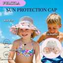 Kids Beach Hat Thin mesh Hats kids'fisherman Summer Sun Hats for Kids(5-10 Years)
