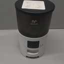 IMIPAW Automatic Cat Feeder, 3L Timed Dry Food Dispenser with Desiccant, Programmable Portion Control, Dual Power Backup, 10 Meals Daily, 15 Portions Per Meal, Suitable for Small Pets, Easy Setup (White)