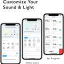 Baby Sound Machine, Momcozy White Noise Machine for Baby Sleeping with Night Light, Toddler Sleep Trainer 34 Soothing Sleep Sounds, Timer, App Remote Control, Personal Sleep Routine Alarm Clock(Blue)