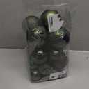 Christmas Ball Ornaments - 30pcs Shatterproof Christmas Ornaments Set Plastic Hanging Christmas Decorations for Xmas Tree Holiday Party Decor, 6 Styles in 4 Sizes (Dark Green)