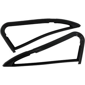 labwork Black Rubber Front Vent Glass Window Weatherstrip Seals Set Replacement for Chevy Blazer 1981-1991 C/K Series 1981-1986 Pickup Truck Replacement for 1AWSD00327 VWK111081