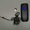 NADAMOO Wireless Barcode Scanner Compatible with Bluetooth Function, 2.4G Wireless & Wired 3-in-1 Bar Code Scanner Portable USB CCD Reader, Work with iPhone iPad Android Windows Mac OS-Dark Blue