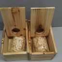 2 Pack Bird Houses for Outside, Hummingbird House Outdoor, Birdhouse kit,Bluebird Finch Swallow Wren Chickadee